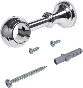 Опора Liedeco "Thuringia", (1 шт.), для карнизов Ø 28 мм Длина: 16,5 см, цвет chromfarben