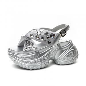 Сандалии женские Shoe Cabinet Floral Language, черный