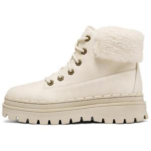Зимние ботинки Skechers с меховым отворотом, кремовый