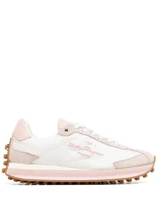 Кроссовки с тисненым логотипом Ferragamo, белый