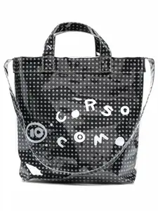 Сумка-тоут с логотипом 10 CORSO COMO, черный