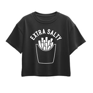 Футболка Boxy для девочек 7-16 Extra Salty Licensed Character, Black