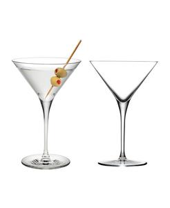 Винтажные бокалы для мартини, набор из 2 штук Nude Glass, прозрачный