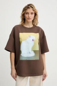 Футболка raploi MUNTHE, коричневый