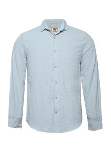Рубашка на пуговицах классического кроя Campus Sutra Tiana, светло-серый
