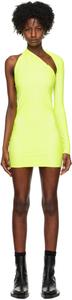 Желтое мини-платье с одним рукавом 1017 ALYX 9SM