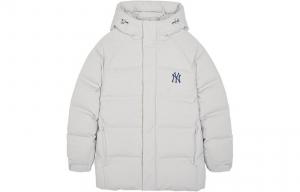 Куртка-пуховик New York Yankees унисекс светло-серый Mlb