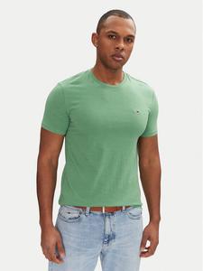 Облегающая футболка Jaspe DM0DM20363 Tommy Jeans, зеленый