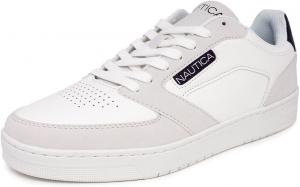 Мужские повседневные кроссовки Nautica на шнуровке, стильные оксфордские прогулочные туфли - легкие, удобные, универсальная обувь на каждый день, белый