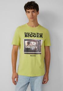 Футболка s.Oliver LÄSSIGES MIT FRONTPRINT, Hellgrün/Green