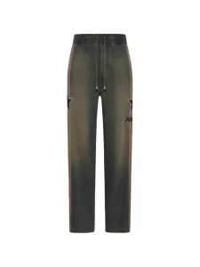 Джинсы с деталями в виде звезд Amiri, синий