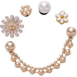 Пластиковая пряжка для обуви Unisex Gold Crocs, золотой