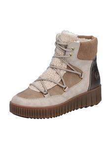 Зимние ботинки Rieker, бежевый/темно-бежевый