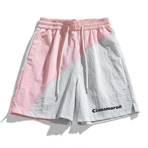 Шорты повседневные Unisex CINNAMOROLL Yugui Dog Sanrio, розовый