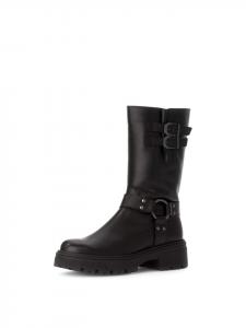 Байкерские ботинки черного цвета Gabor