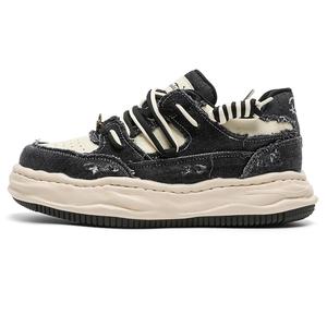 Низкие кеды для скейтбординга унисекс Wangjue, черный