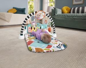 Fisher-Price Развивающий коврик с фортепиано Музыкальные животные Версия на польском языке Mattel