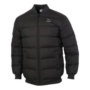 Куртка puffer down jacket 'black' Puma, черный