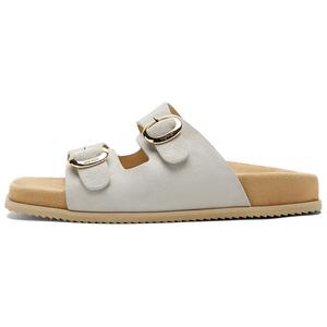 Тапочки-слайды женские, устойчивые к истиранию NINE WEST, Ecru