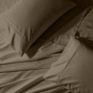 Набор простыней, легкий в уходе — сплошной, плотность нити 650 Egyptian Linens, цвет Taupe