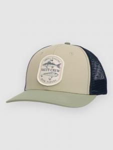 Бейсболка Salty Crew Baited Retro Trucker Cap, oil green blue