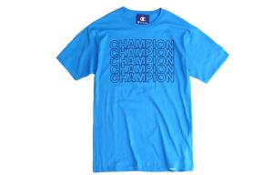 Champion Футболка прямая SS20 US Version мужская blue