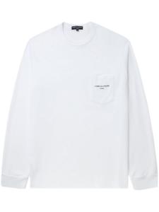 Comme des Garçons Homme футболка с логотипом, белый