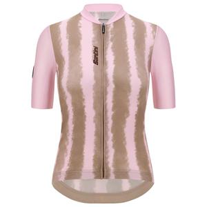 Женская бамбуковая майка - велосипедная майка Santini, Rosa