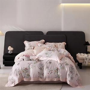 Fjnbbiot Комплект постельного белья шелковый Wen Lan Feng Wen Lan Feng