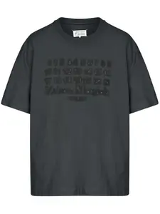 Футболка с принтом MAISON MARGIELA, черный