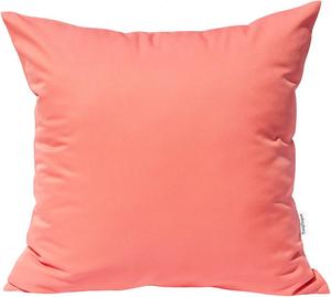 TangDepot Декоративные наволочки из искусственного шелка, коралловые Coral