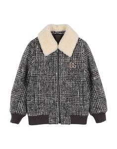 Куртка для девочек Dolce&Gabbana, серо-коричневый