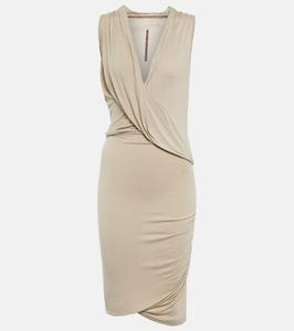 Мини-платье Lilies со сборками Rick Owens, Dark Pearl