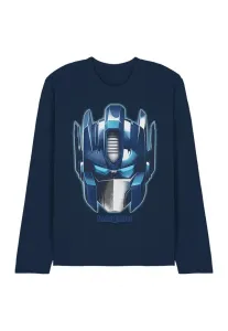 Футболка с длинными рукавами "трансформеры: поколения оптимуса" с большим лицом Hasbro, Dark Blue