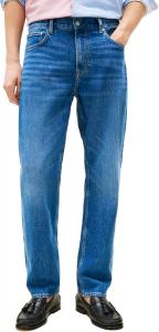 Джинсы Tommy Hilfiger Straight Fit Stretch для мужчин, Med Indigo