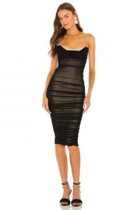 Платье миди Michael Costello x REVOLVE India, черный