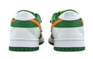 Мужские кроссовки для скейтбординга Nike Dunk, Green/Orange
