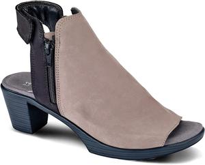 Женские сандалии NAOT, любимая модель, Stone Nubuck/Black Velvet Nubuck