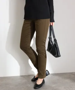 Брюки из саржи с эластичным поясом и шнурком Pourvous, цвет Khaki