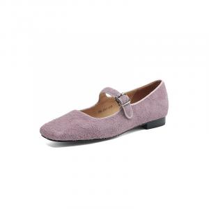 AIQINISHA Блок каблук Мэри Джейн туфли 2 см женские фиолетовые, цвет Purple