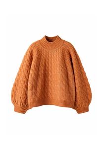 Джемпер Name it LANGARM, Autumn Leaf/Burnt Orange Denim