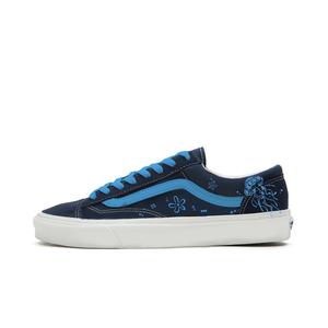 Vans Стиль 36, легкие и дышащие низкие кроссовки для скейтбординга, унисекс, черные, синие