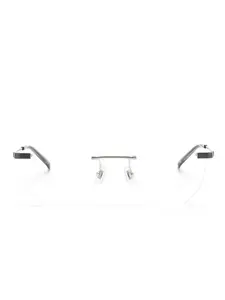 Очки в геометричной оправе Dunhill, серебристый