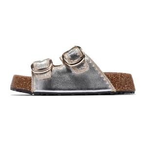 Boldi Kuki Серебряные женские противоскользящие тапочки устойчивые к истиранию, цвет Silver