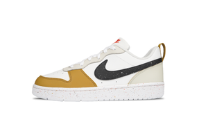 Nike Кроссовки для скейтбординга Court Borough Slip Resistant Abrasion Resistant Low top GS серо-желтые