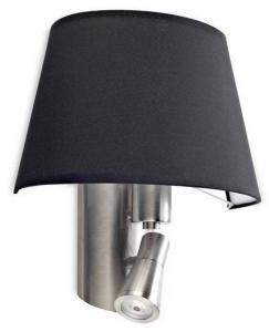 Настенный светильник LedsC4 Balmoral, черный - металл - 27 x 31 x 14 см