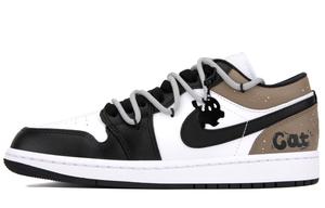 Баскетбольные кроссовки Air 1 Vintage женские с низким верхом коричневого цвета Jordan