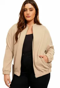 Бомбер больших размеров Friends Like These, Camel