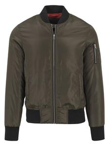 Демисезонная куртка Urban Classics, цвет darkolive/black