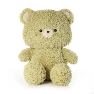 Милый круглый и плюшевый сидящий медвежонок кроличья шерсть/новозеландский кашемир кукла плюшевая игрушка высота 33см IDOR, зеленый